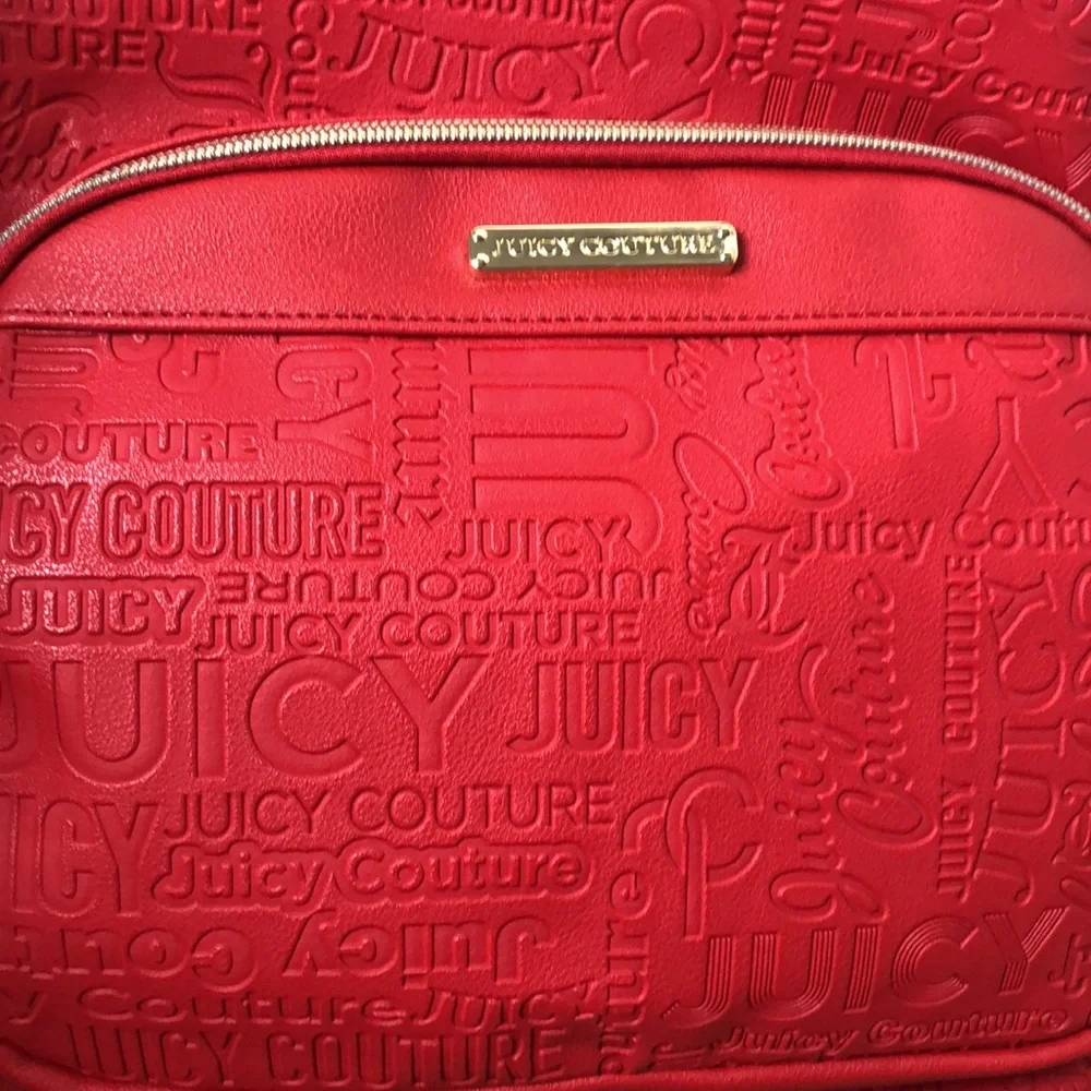 Juicy Couture Red Backpack with Coin Purse